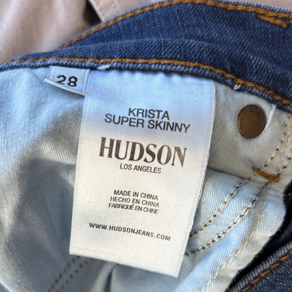 Hudson Krista Super Skinny Jeans, Size 28 - Picture 7 of 14